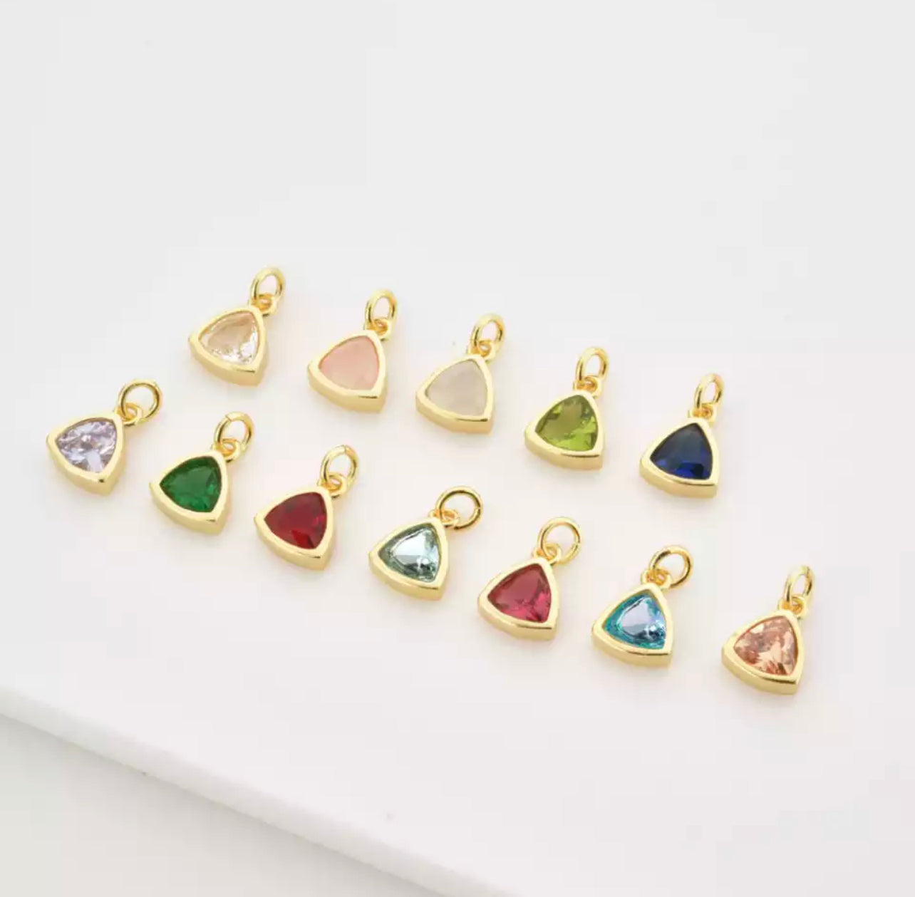 Birthstone  Initial Necklace (925)