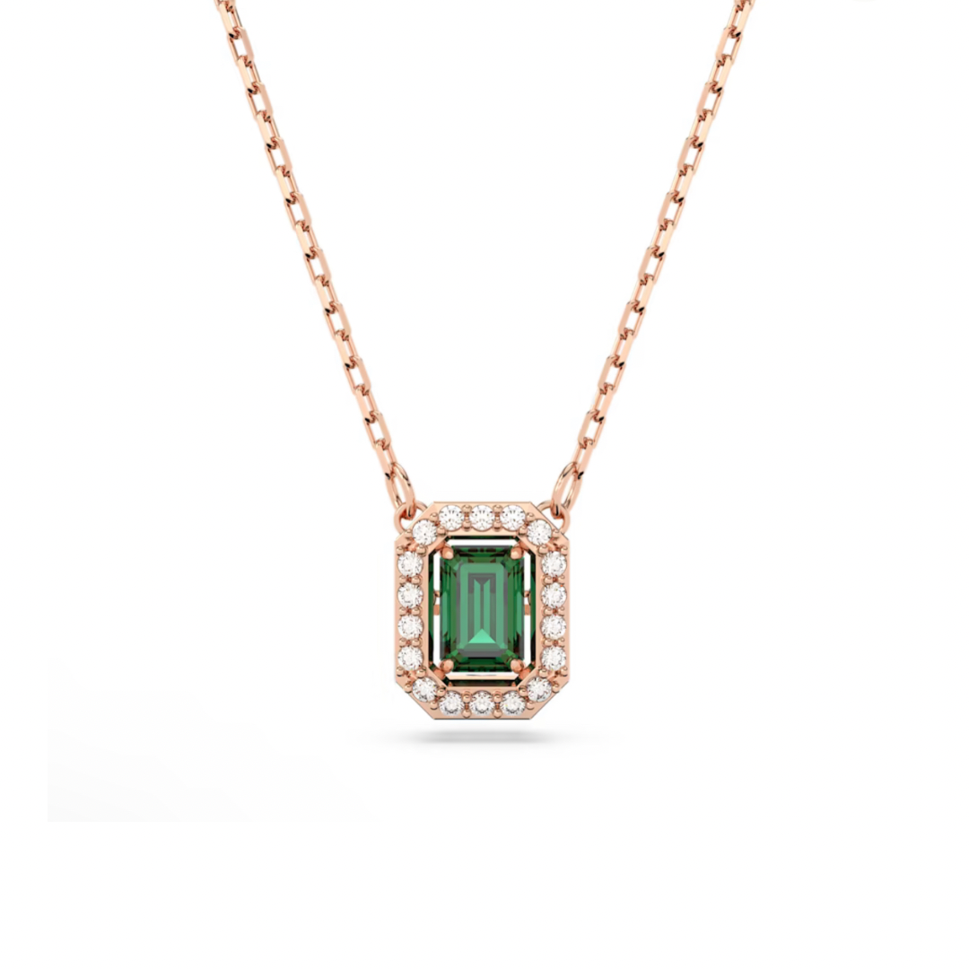 Rose Gold & Green Nakita Necklace