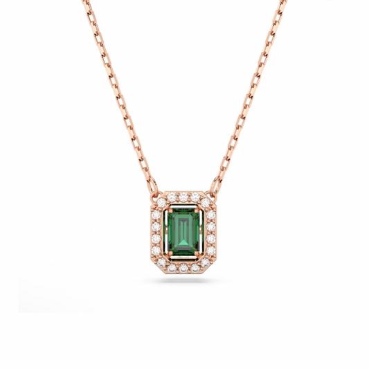 Rose Gold & Green Nakita Necklace
