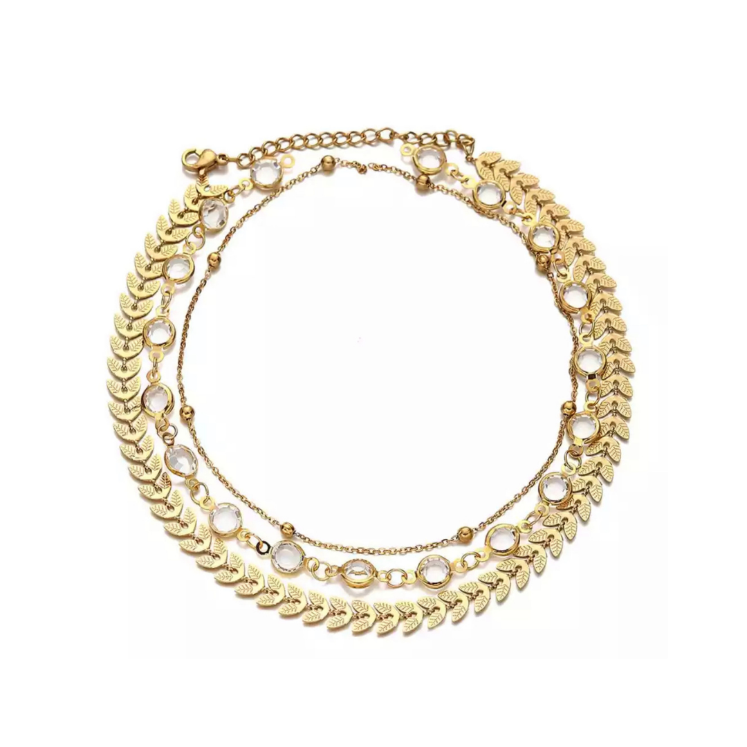 Gold Indie Anklet