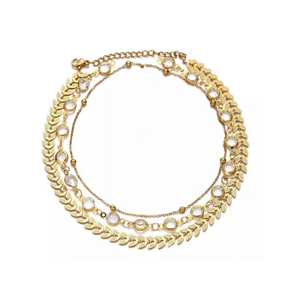 Gold Indie Anklet
