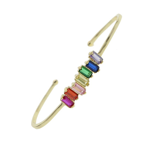 Gold Candy Baguette Weekender Cuff