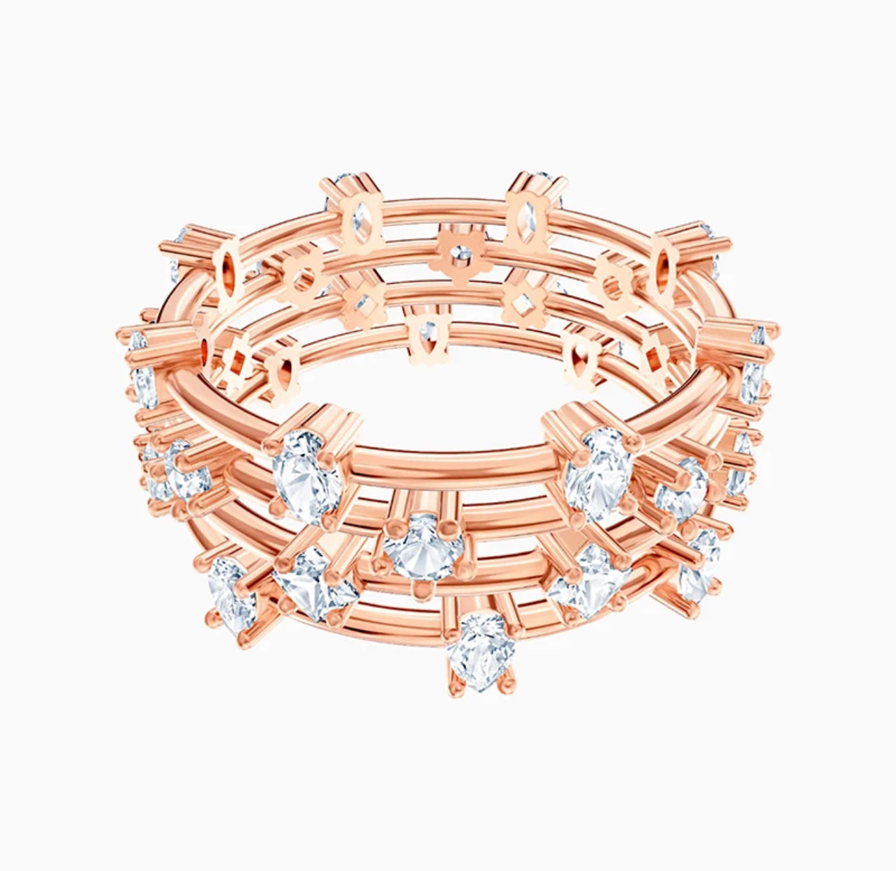 Rose Universe Stack Ring Set