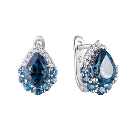 Louisa London Blue Stud