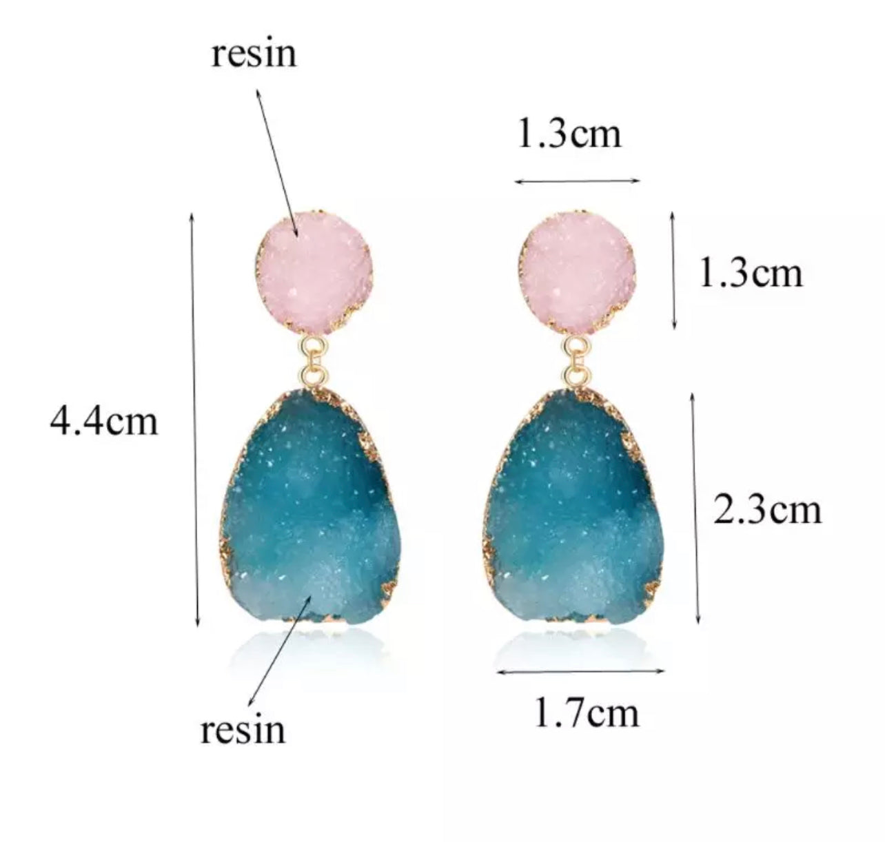 Pink Galaxy Earring