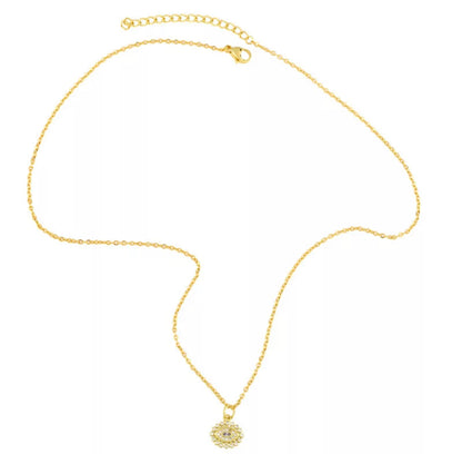 Sunlit Evil Eye Necklace