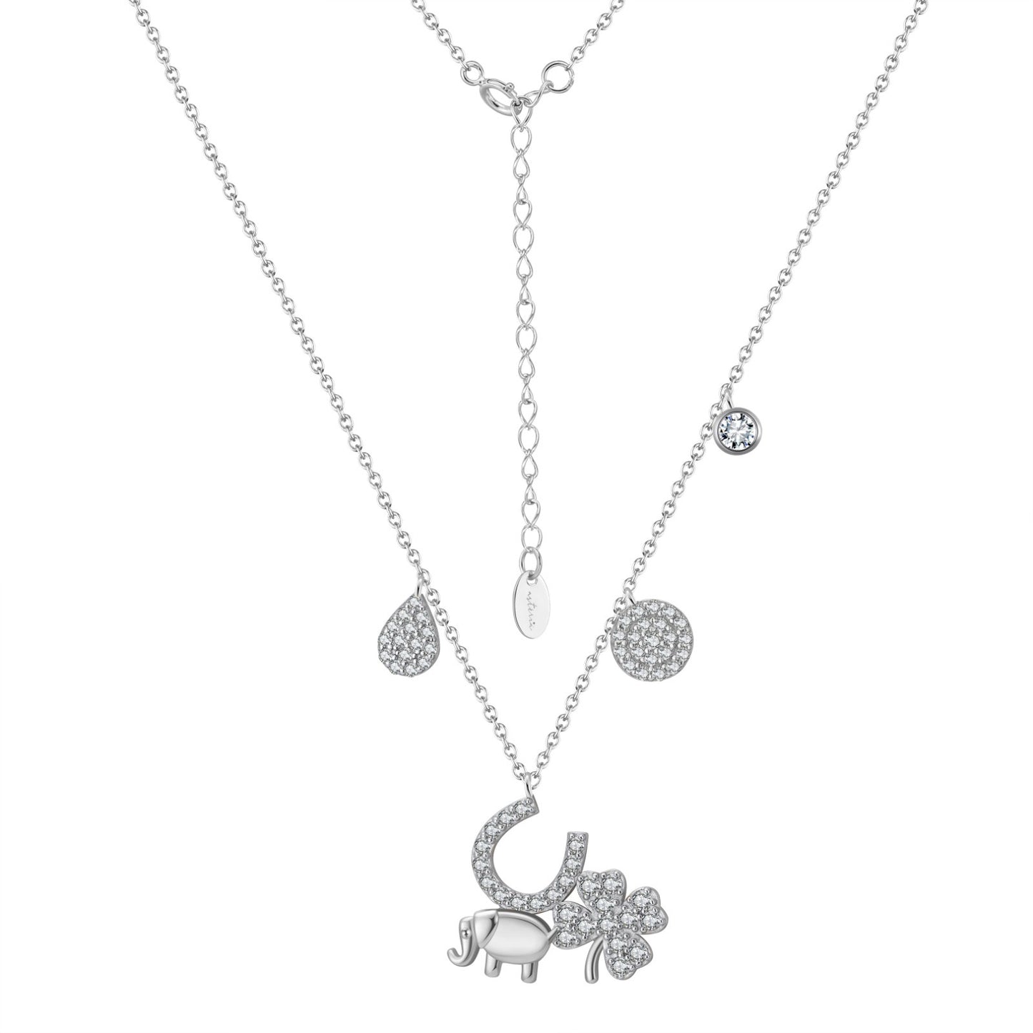 Designer Silver Love, Luck & Abundance Charm NSCD Set (925, Vermeil)