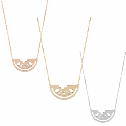 Watermelon Love Necklace (Gold, Silver, Rose)