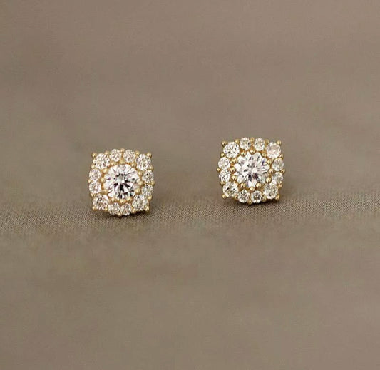 9k Solid Gold Galaxy Star Earring