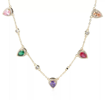 Rainbow Blush Candy Necklace