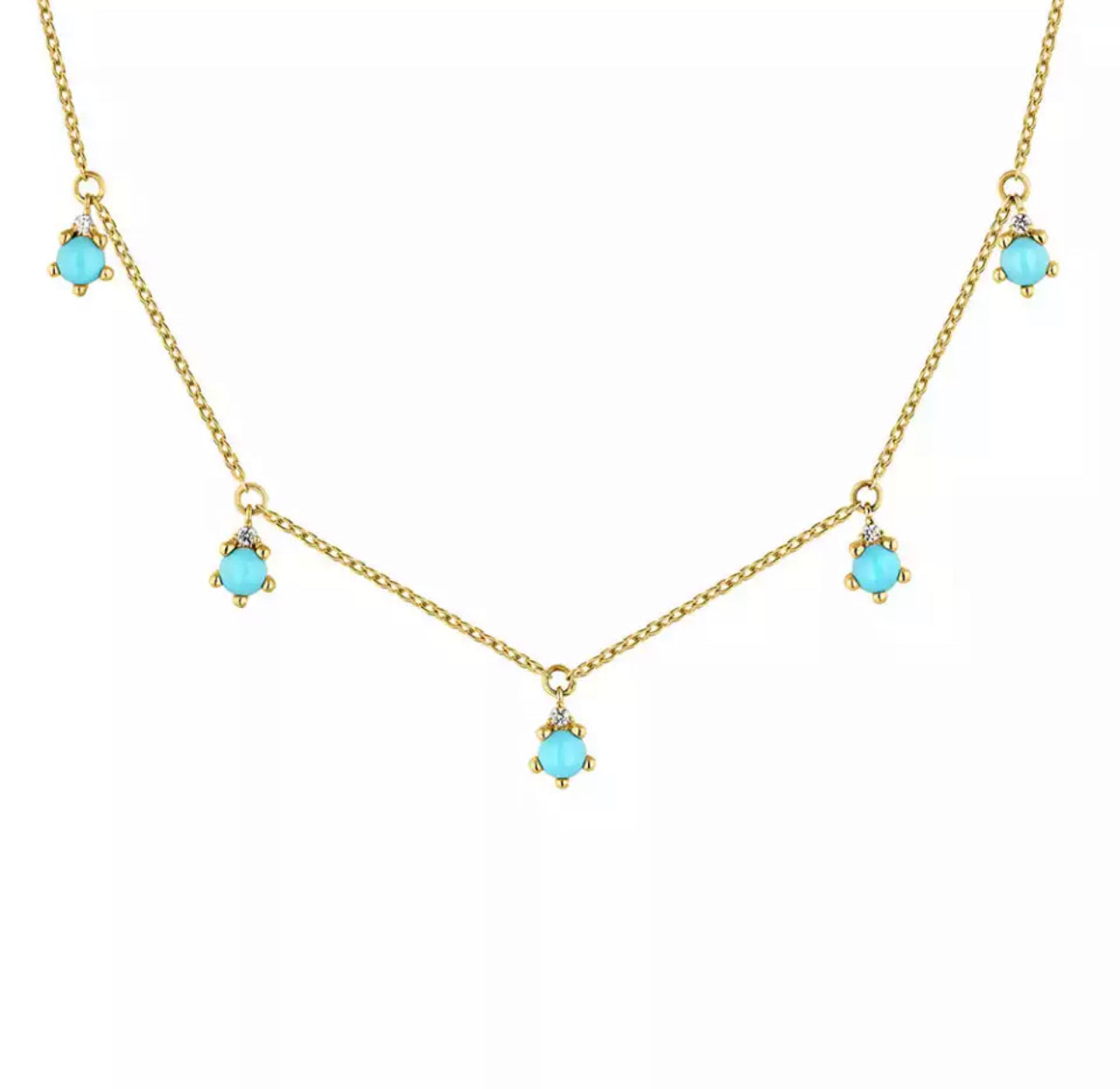 Christiana Turquoise Necklace Set
