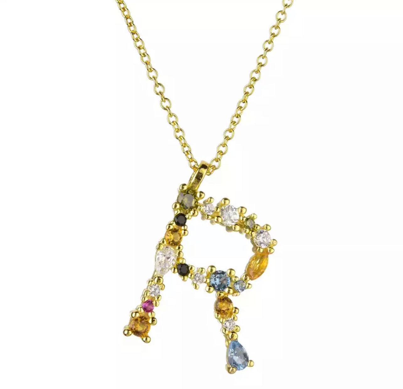 Gold Affirmation Necklace (A-Z)
