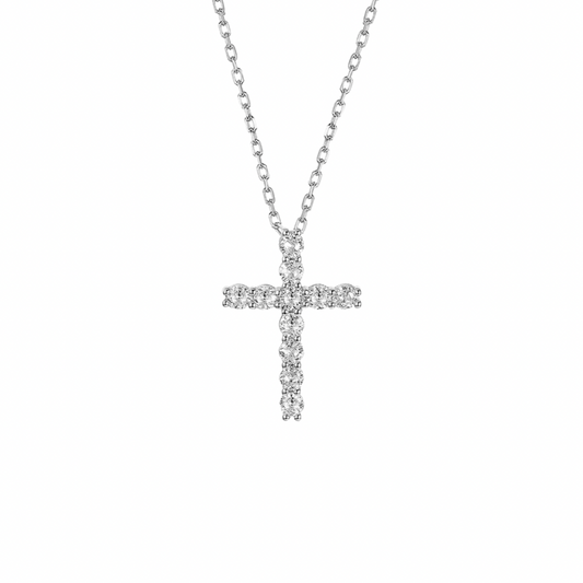 Eternal Glow Cross Necklace