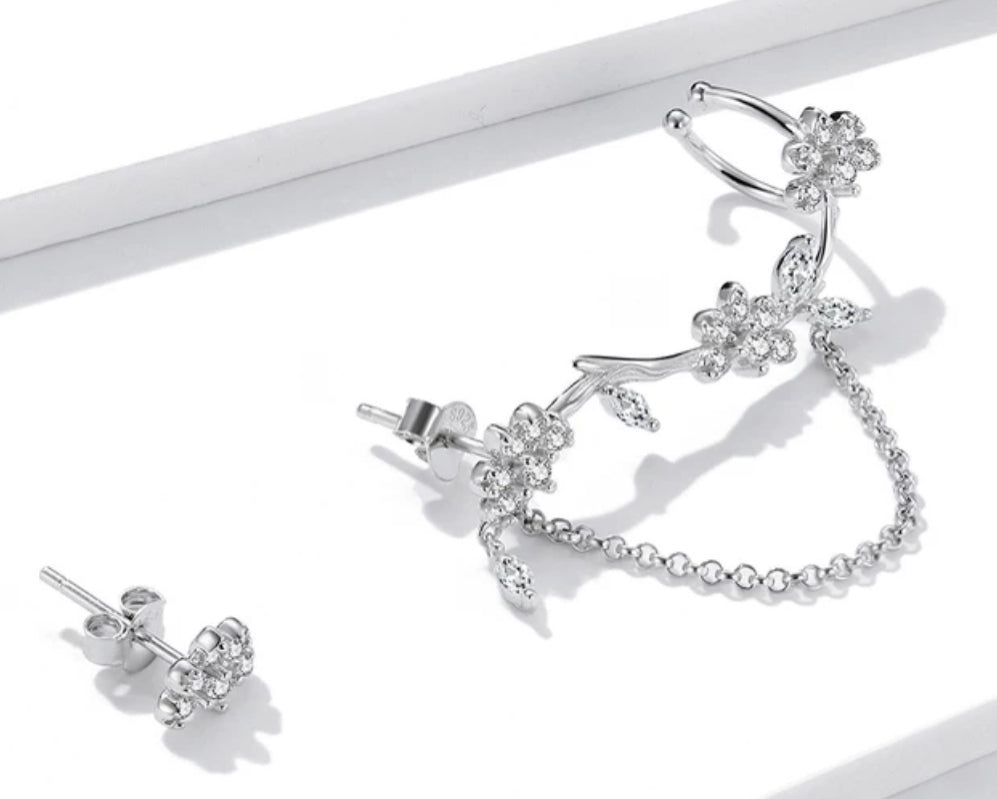 Sparkling Blossom Cuff