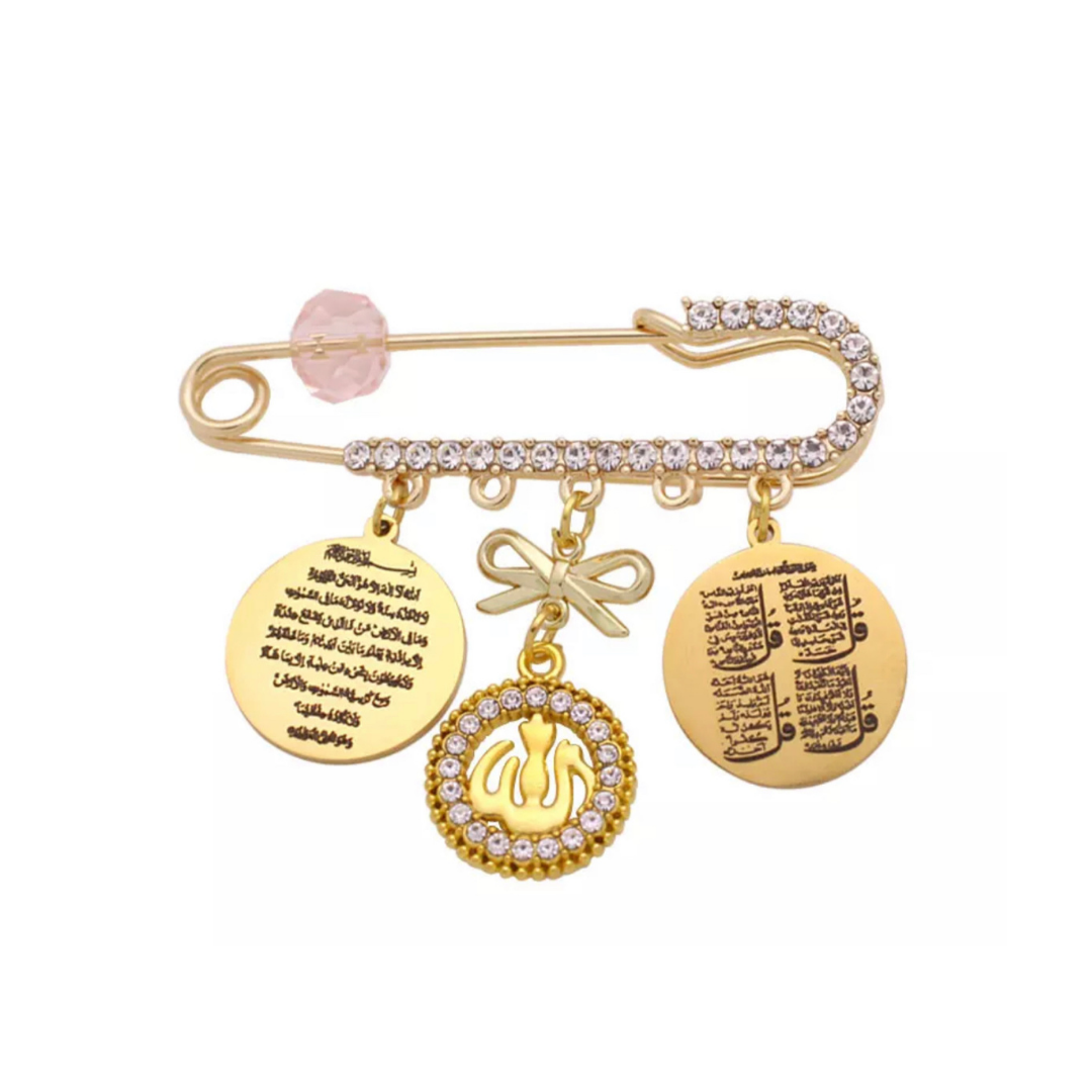 Crystal Bow Baby Pin