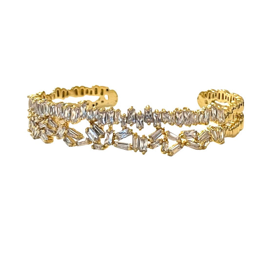 Gold Lavazza Cuff Bangle