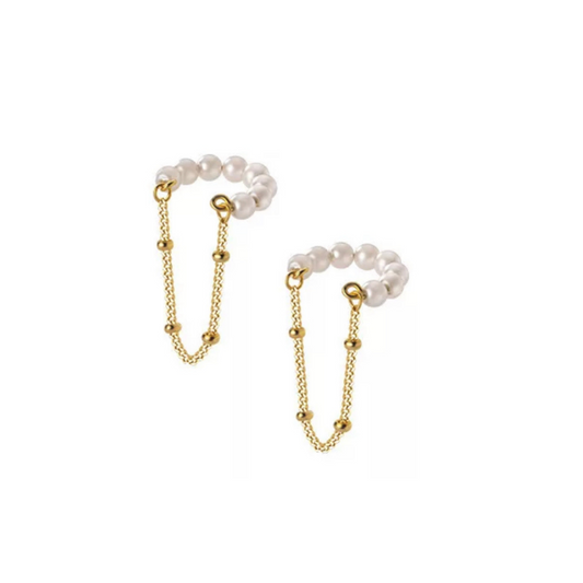 Pearl Dangle Cuff
