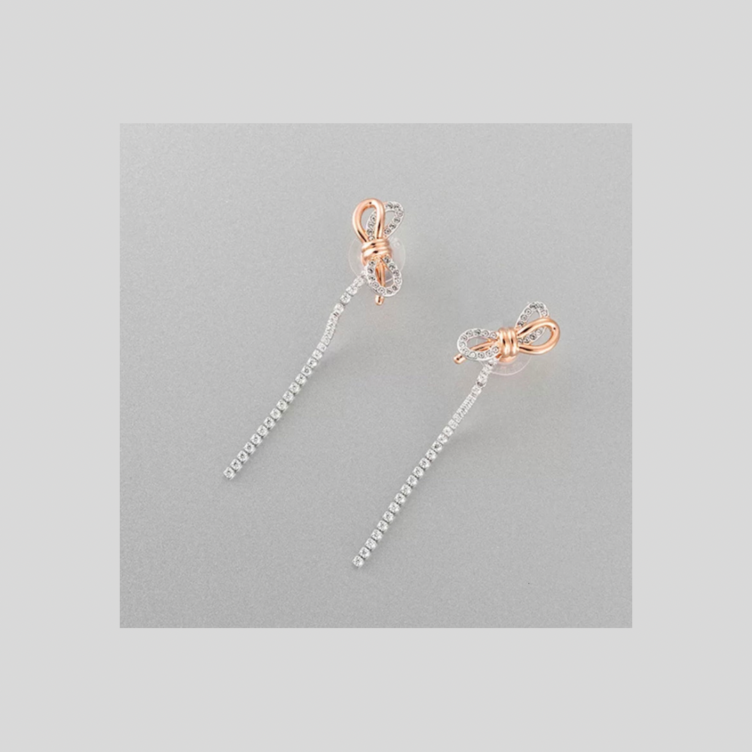 Tennis Bow Earring