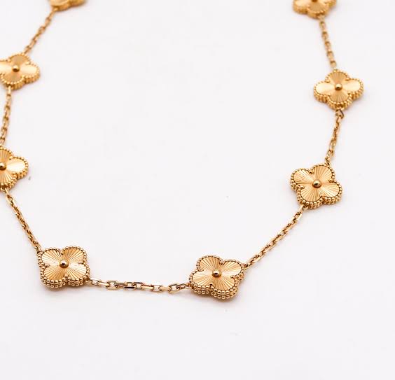 Antique Gold Chic Gold Clover Set