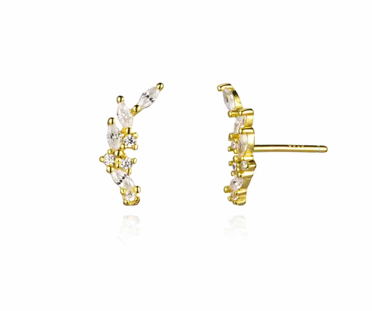 14k Edens Wreath Gold Earring