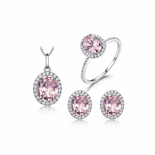 Pink Oval Halo Candy Set