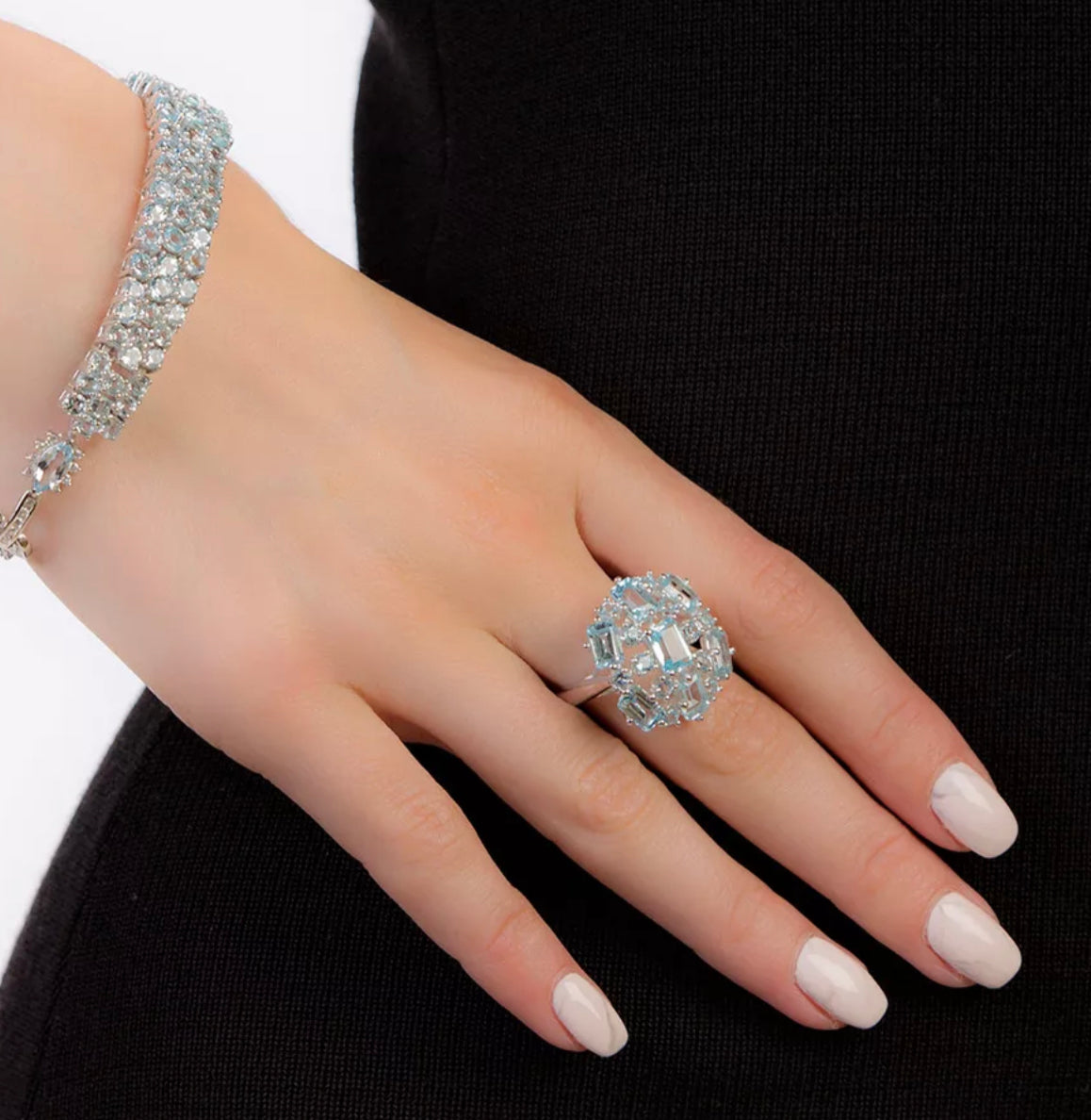 Scattered Skies Topaz Ring