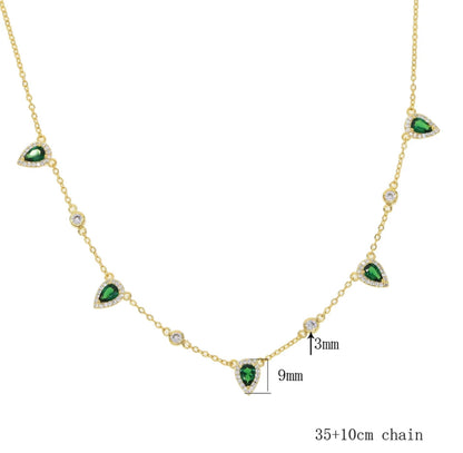 Emerald Blush Necklace