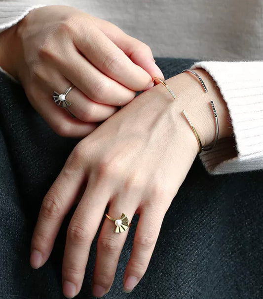 Gilded Cuff Bangle