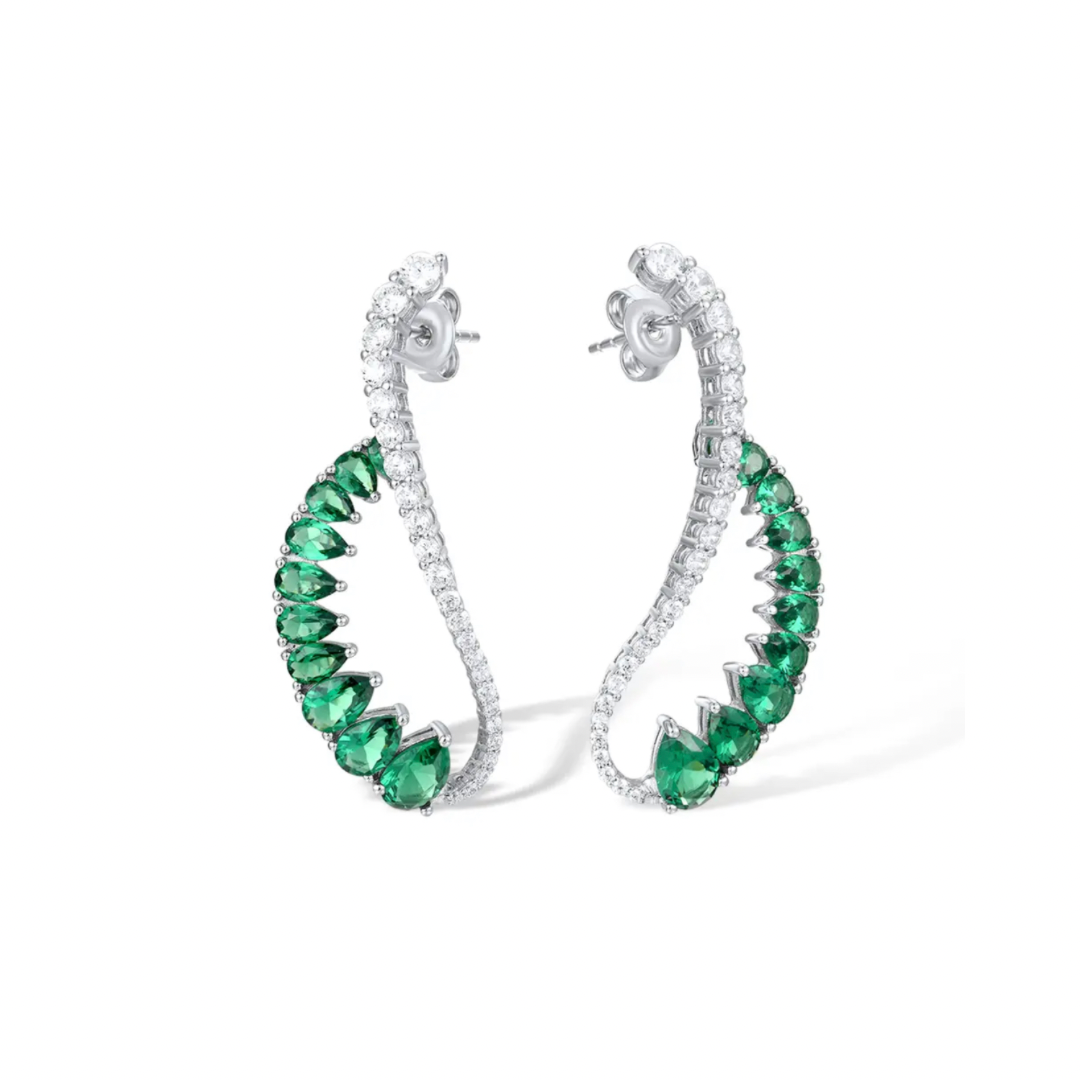 Emerald Bourgeoisie Earring