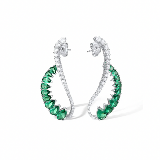 Emerald Bourgeoisie Earring