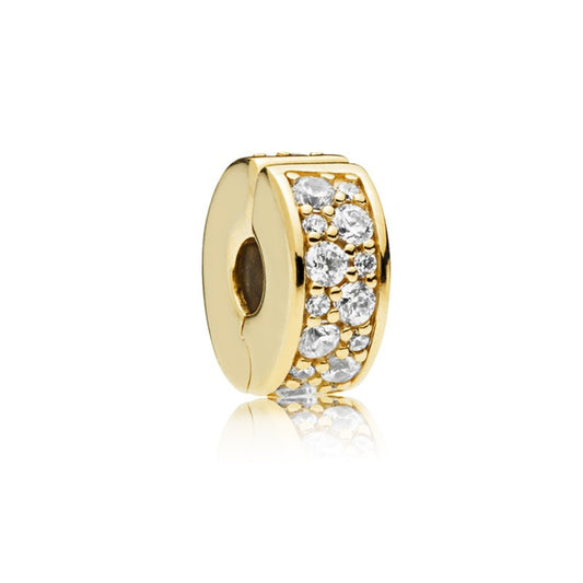 Scattered Gold Pave Clip