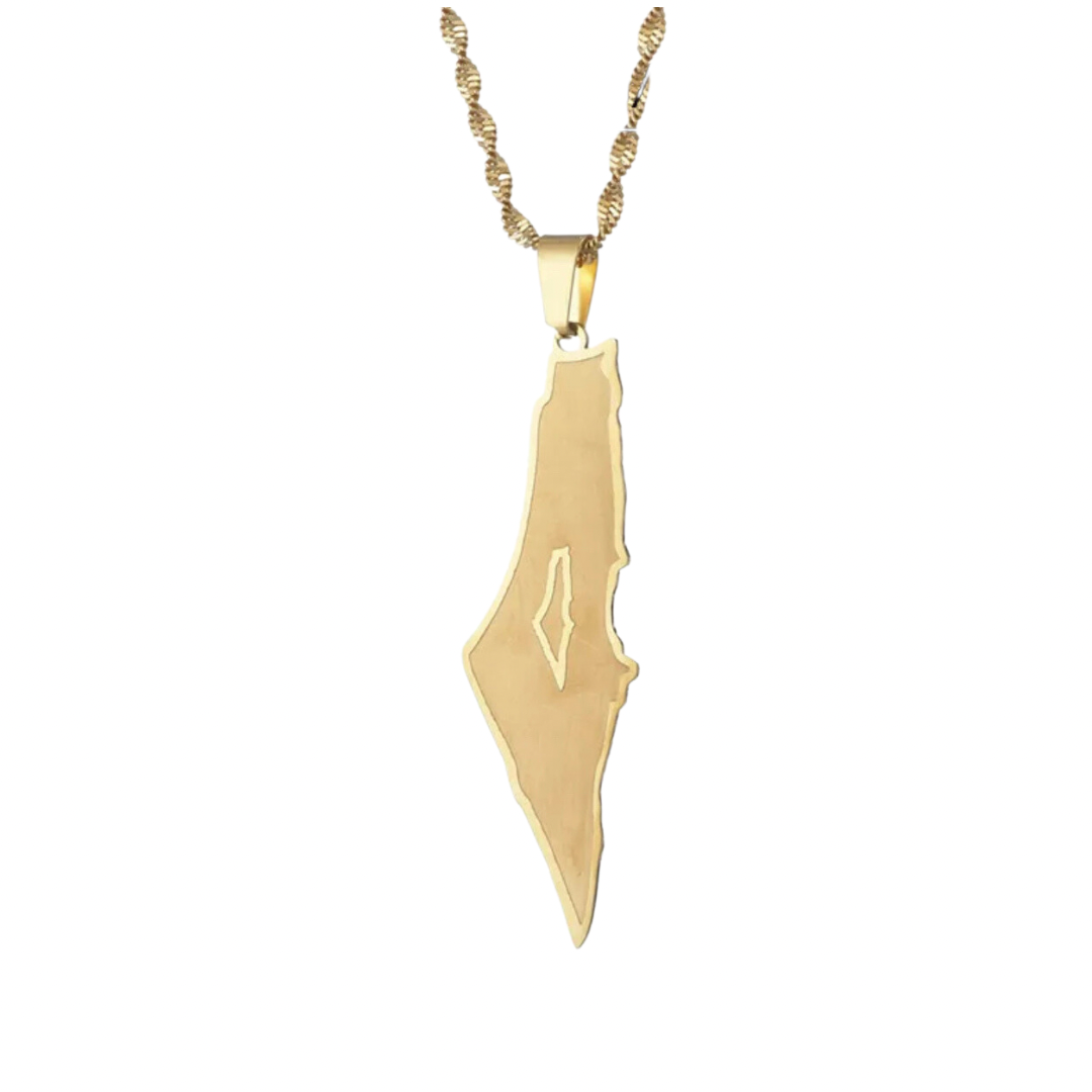 Gold Palestine Hope Necklace (50cm)