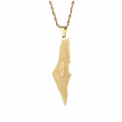 Gold Palestine Hope Necklace (50cm)