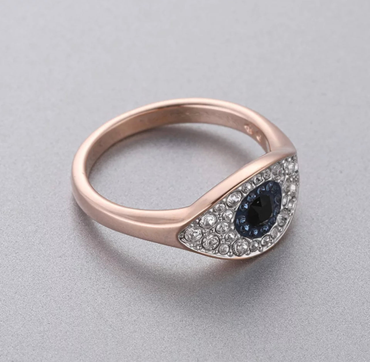 Moonlight Evil Eye Ring