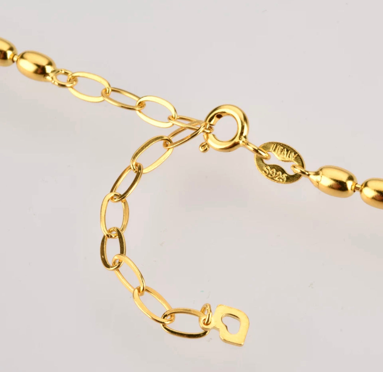 Gold Oval Bead Set