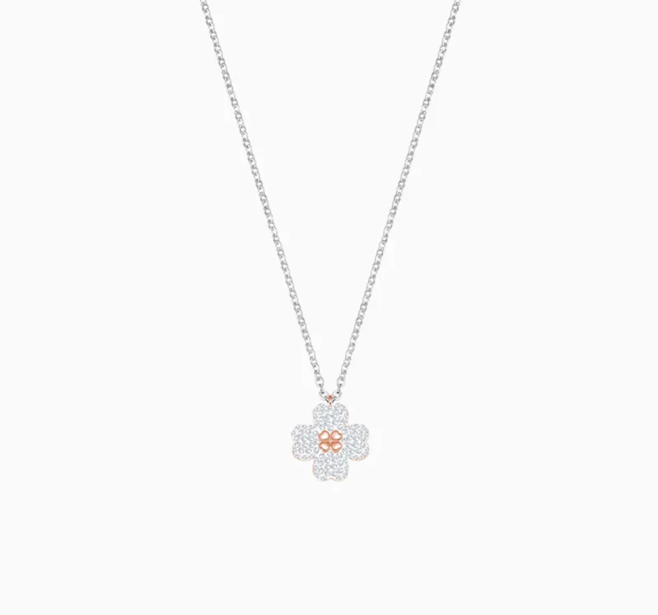 Silver Jet’aime Pendant (black/white reversible)