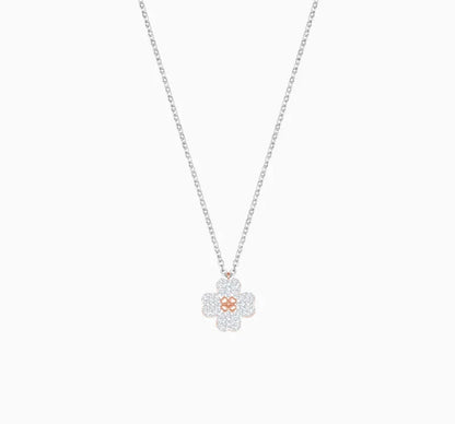 Silver Jet’aime Pendant (black/white reversible)