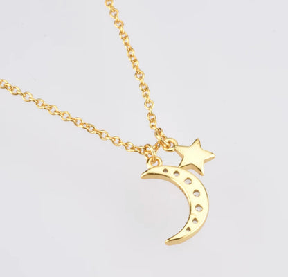 Gold Moonshine Necklace