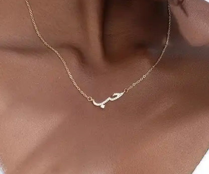 Gold Habibi Dubai Necklace