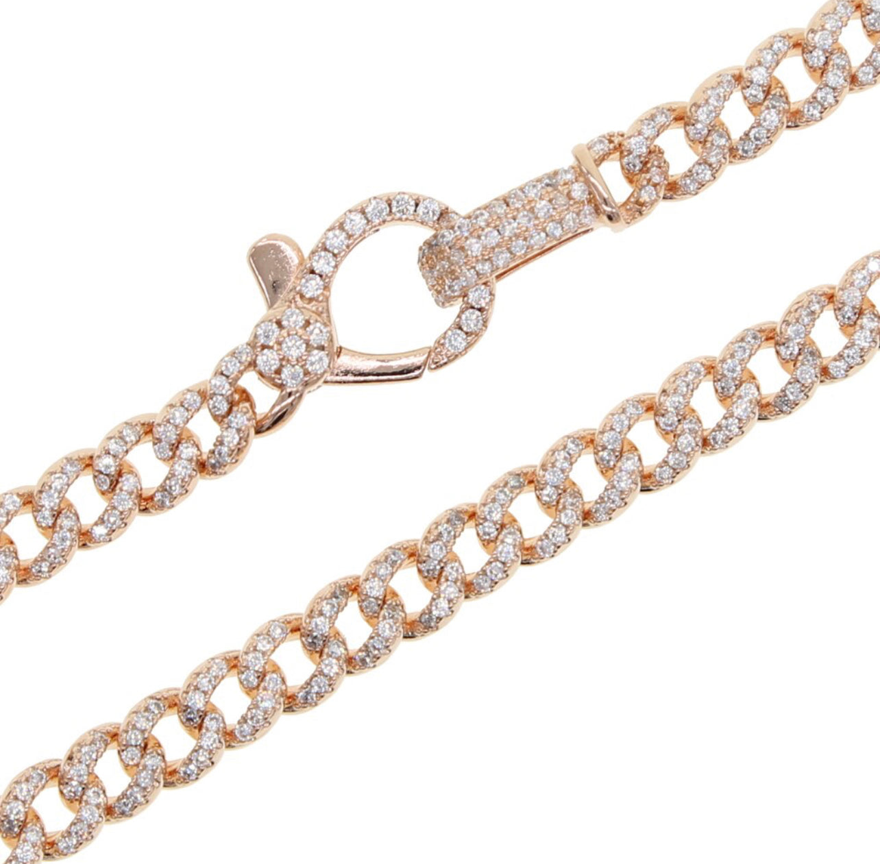 Rose Gold Tzar Cuban Bracelet