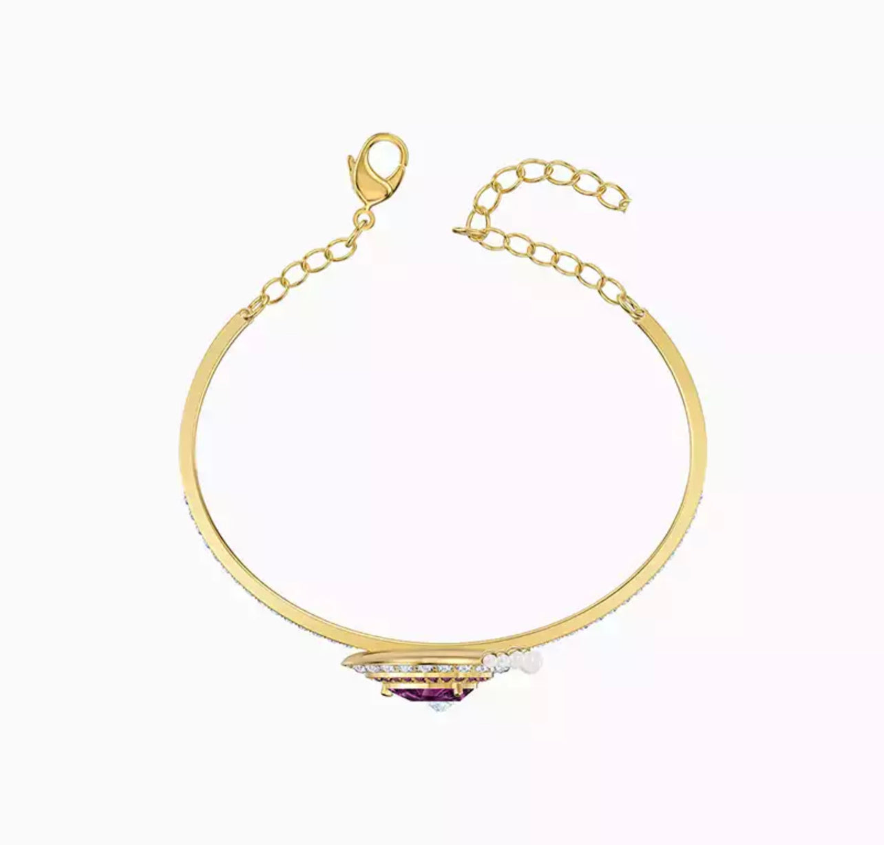 Mystical Pearl Evil Eye Bangle