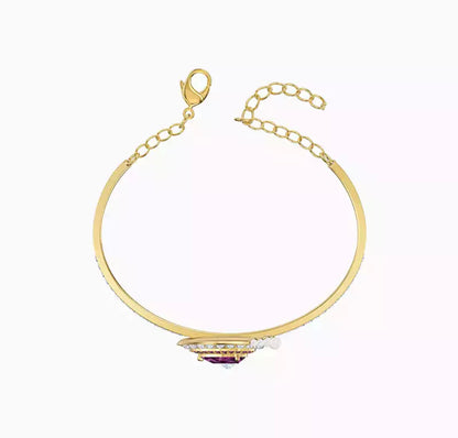 Mystical Pearl Evil Eye Bangle