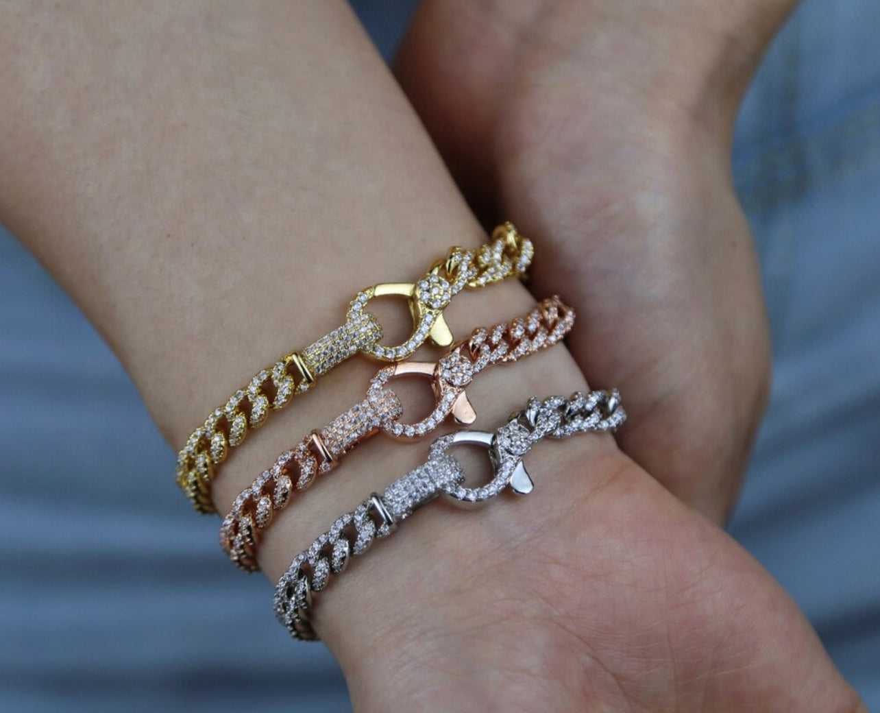 Rose Gold Tzar Cuban Bracelet