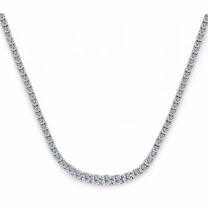 Marilyn Moissanite Tennis Necklace (15carat)