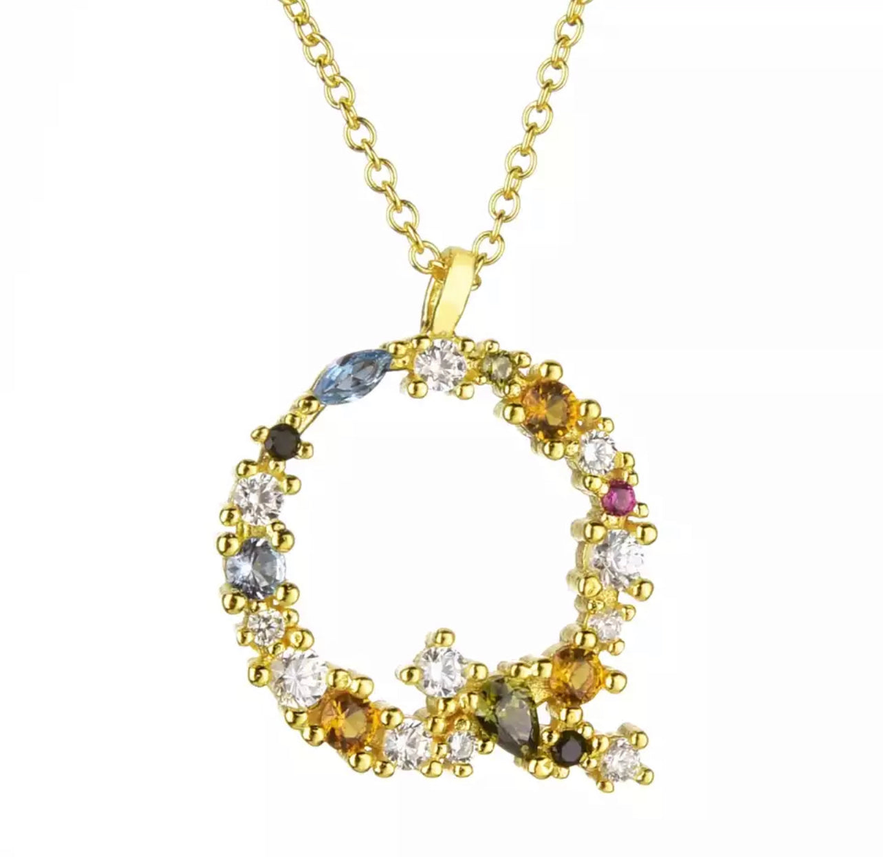 Gold Affirmation Necklace (A-Z)