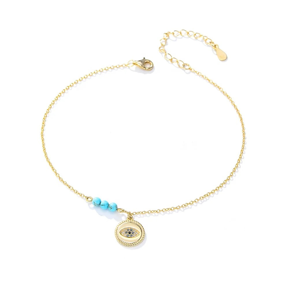 Bohemia Turquoise Anklet