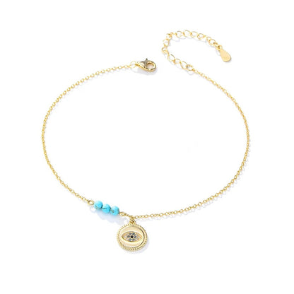 Bohemia Turquoise Anklet