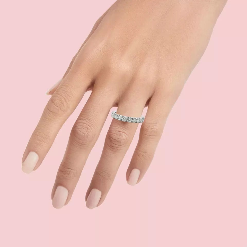 Moissanite Classic Eternity Ring