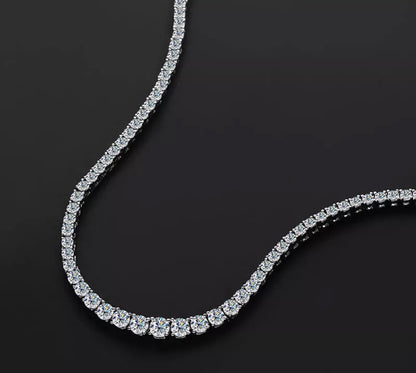 Marilyn Moissanite Tennis Necklace (15carat)