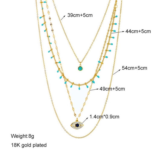 Gold Mykonos Necklace